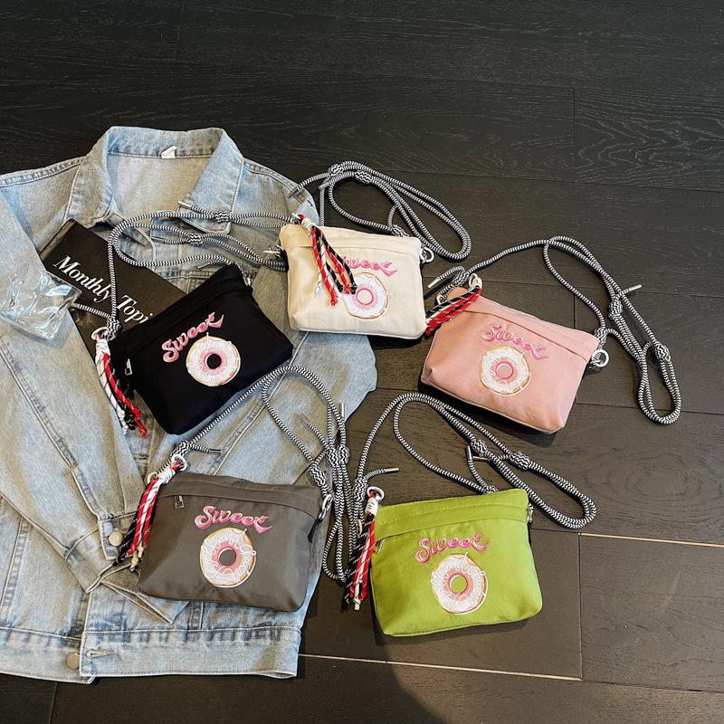 Fashion Casual Outside Handbags Women's Nylon Canvas Crossbody Bags Large Coin Money Change Mobile Phone Storage Shoulder Bags
