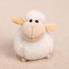 Soft Fluffy Sheep Plush Pendant Adorable Look Gentle Touch Great Bag Decor Gift For Kids And Friends