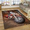 Motocross Modern retro Motorcycle Rug Carpet for Living Room Bedroom Home Decor,Floor Mat Non-slip Decoration for Sofa Doormat