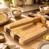 Pressa per Tortillas con Carta da Forno e Compatibile Senza Glutine in Legno