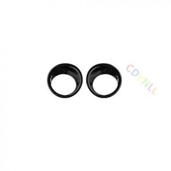 Fit For Toyota RAV4 19-2023 ABS Cover Trim 2X Black Front Fog Light Lamp Ring