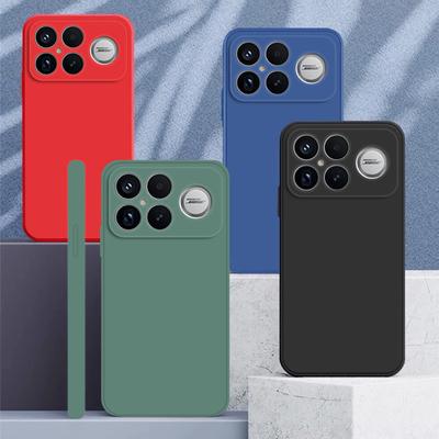 High End Soft Colorful Silicone Magnetic Phone Case for Xiaomi Poco F8 Ultra F8 Pro Support Wireless Charging Camera Protect Shockproof Bumper Cover