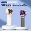 100-speed High-speed Digital Display Ice Cooling Semiconductor Fan USB Portable Handheld Small Fan