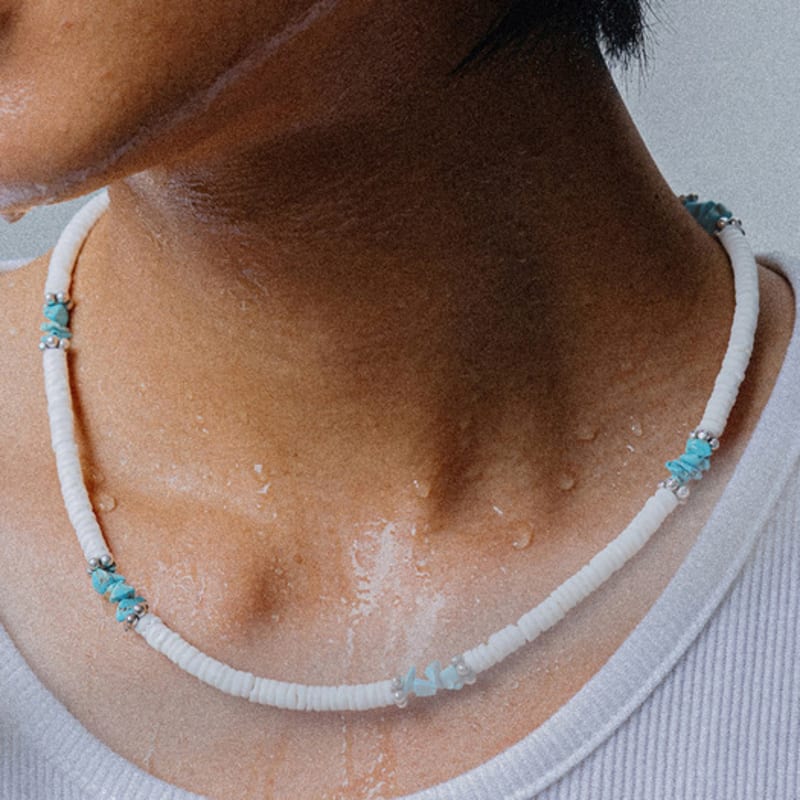 

SCALETTO BLACK WSM007 High Wave Shot Beads Necklace none