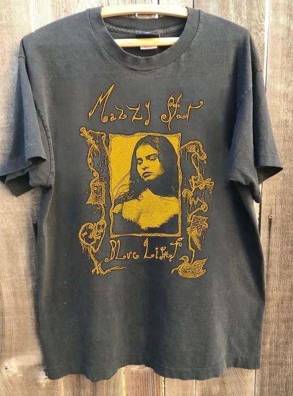 80s 90s Mazzy Star Band Retro style Charcoal tee Unisex Men Women Unisex T-Shirt M