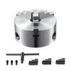 VEVOR 3-Jaw Lathe Chuck, 6'', Self-Centering Lathe Chuck, 0.14- 6.3 In/3.5-160 Mm Clamping Range with T-key Fixing Screws Reversible Jaws