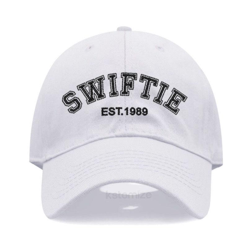 SWIFTIE 1989 Stickerei Baseballkappe für Männer Frauen Unisex Gewaschene Baumwolle Dad Hat Sonnenhut Geschenk Fans Outdoor-Sport Dropshipping