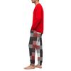 Herren-Pyjama-Set, Langarm und lange Hose, zweiteilig