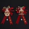 Wedding Boutonniere Set: Groom, Bride, Family, Best Man, Bridesmaid, VIP Guests