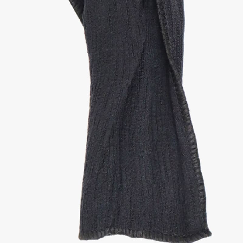 PINK PINEAPPLE CREASE MUFFLER_BLACK