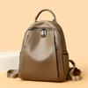 Women's Genuine Leather Large Capacity Fashion Travel Backpack