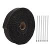 Exhaust Pipe Heat Insulation Wrap Cloth Fiber Glass Protective for Cars Motorcycles