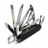 17 In 1 Multi-Tool Pocket Knife Portable Stainless Steel Folding Camping Pliers Multifunctional Pocket Knives for Outdoor