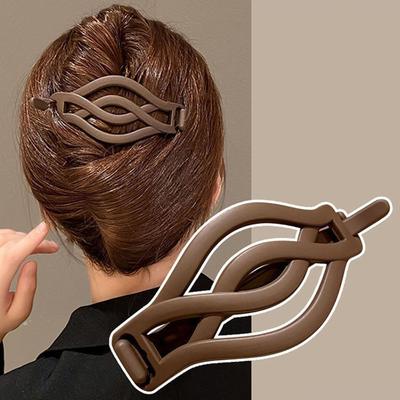 Brede Haarclip Grote Haar Klauwclip Mode Elegante Versiering Houder Grote Clip Spelden Haar Styling Tool Sieraden