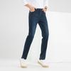 FENGXUN Men's Warm Washed Straight-Leg Denim Jeans