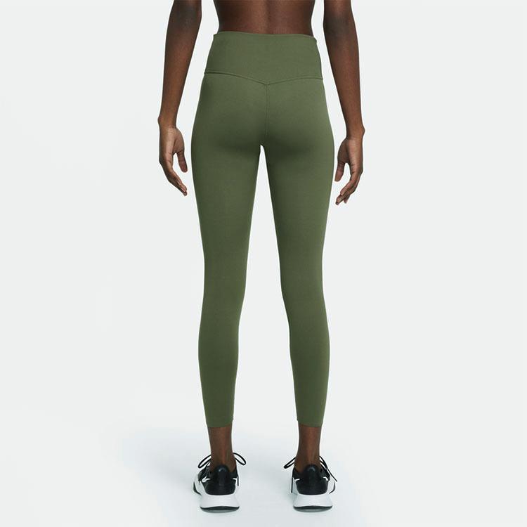 Nike One Luxe 7/8 Dri-FIT Casual Sports Breathable Leggings Women Leggings Olive-Green BQ9995-222