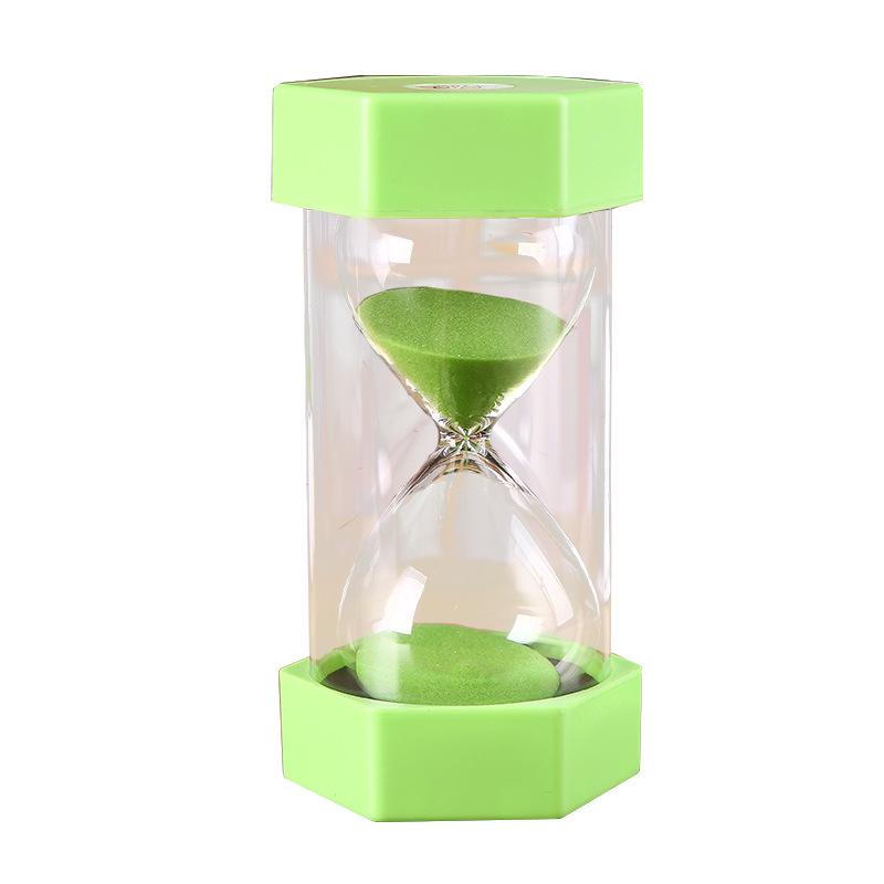 Hexagonal High-End Drop-Proof 5-Minute Glass Timer Ornament
