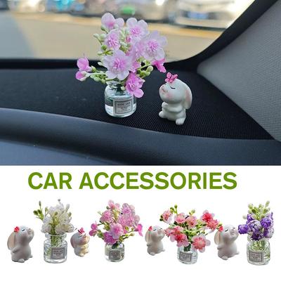 Voiture Mignon Mini Vase Console Centrale Intérieur Décoration Côté Fenêtre Cadeau Poupée Personnalisé Pour Wo C1J8