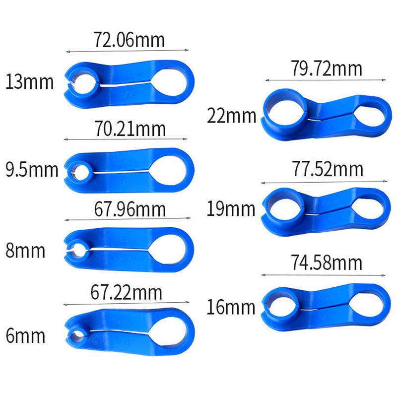 7Pcs Car Auto AC Line Disconnect Tool Set Fuel Line Quick Removal Tool Fuel Line Disconnect Fuel Line Angled Disconnect Tool Set