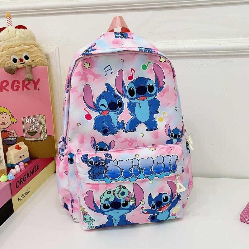 Cartoon Anime Boys And Girls Backpack Large Capacity Elementary School Bag Children S Travel Backpack розовый