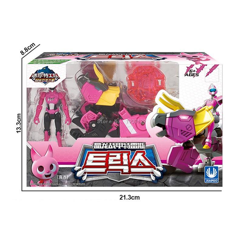 Mini Force Super Dinosaur Power Series Transformation Toys Action Figures MiniForce X Simulation Animal Dinosaur Deformation Toy