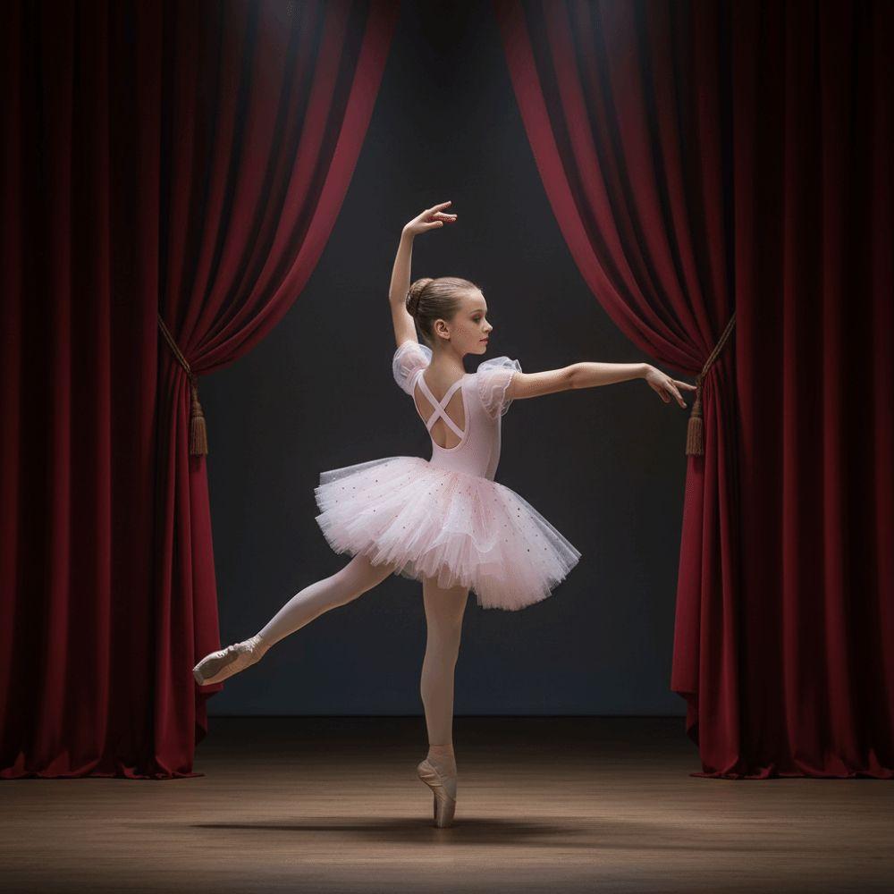 Cross Strap Kids Ballet Skirts Fluffy Ballet Performance Clothes Ballerina Fairy Dress  Examination