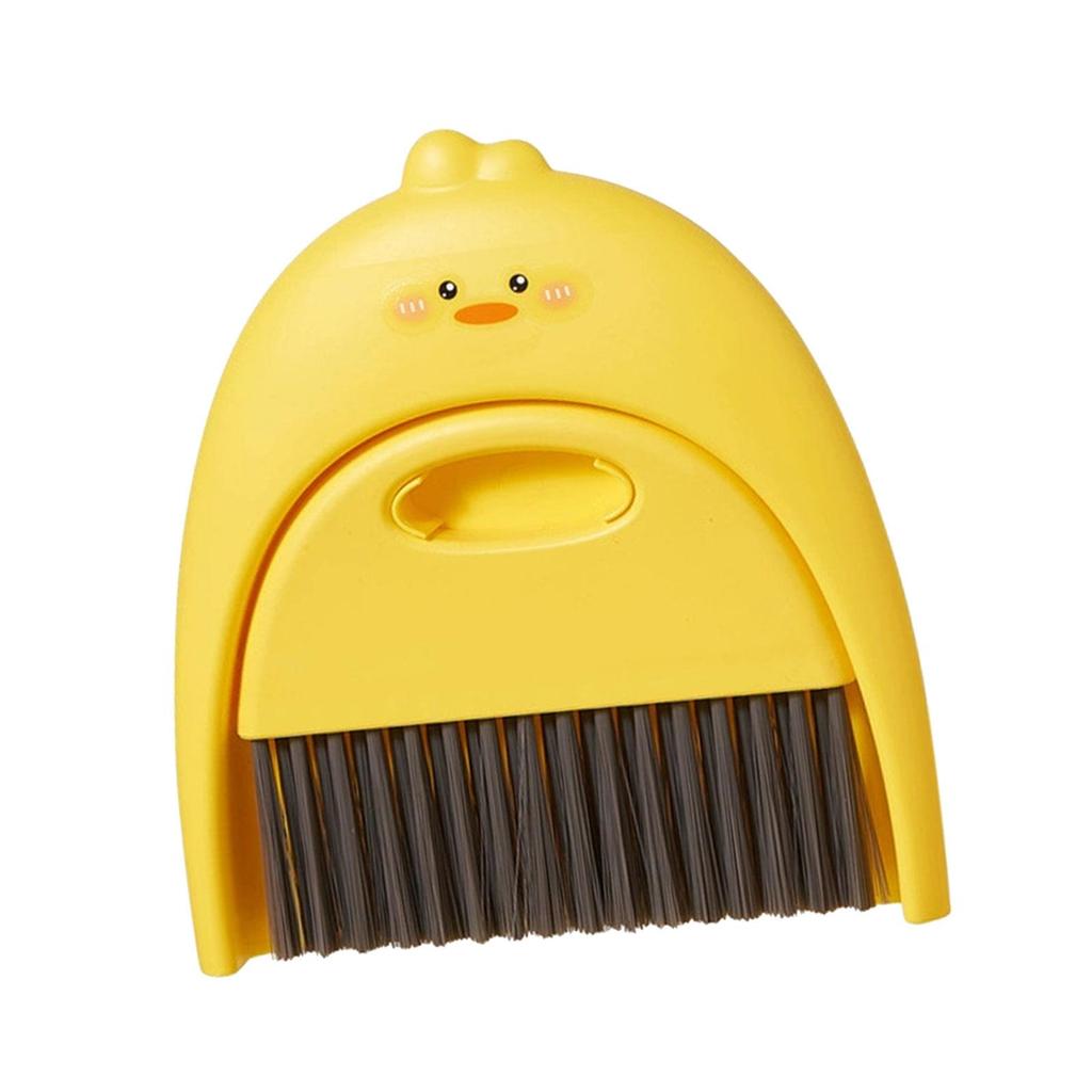 Mini Broom Dustpan Set Pretend Play Toy for Kids Toddlers Sofa Car Cleaning Fun Educational Gift Housekeeping Role Play
