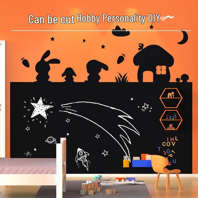 Deli 90x120cm Self-Adhesive Erasable Whiteboard Sticker