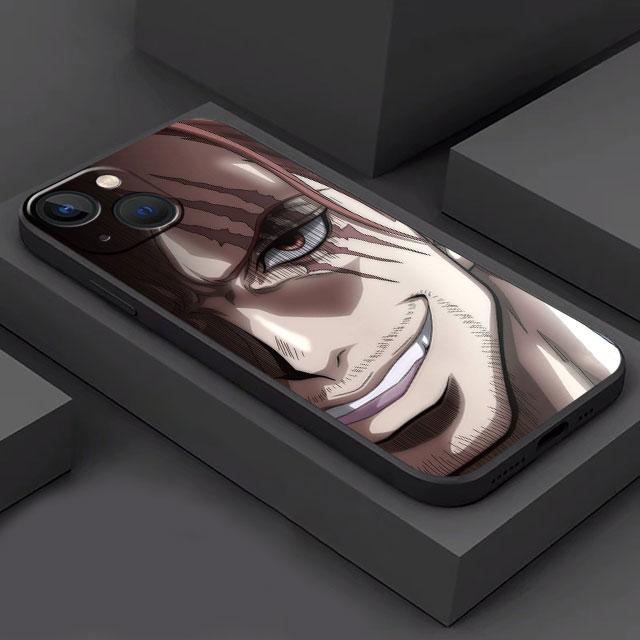 O-ne-1-P-Piece Drawings Phone Case for iPhone 14 Plus 7 12 Mini XR 11 SE 8 6s 13 Pro Max XS X Matte Shockproof Black Soft Cover