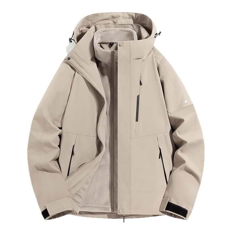 2025 Unisex Outdoor Shell Jacket: Men's Windproof Waterproof Casual Coat, Fashionable Mountaineering Clothing