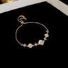 Exquisite Zirconia Star Flower Bracelet: Fashionable, Versatile, and Elegant Women's Hand Jewelry