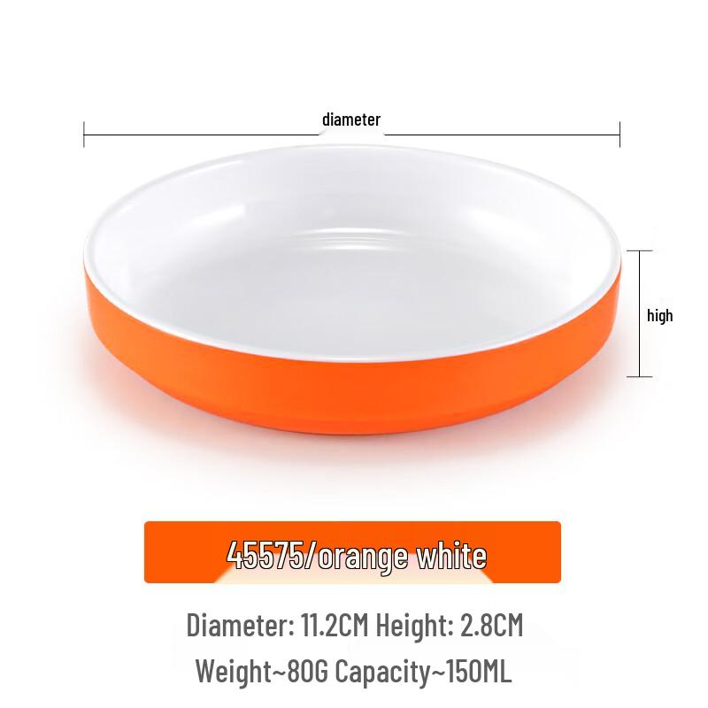 Melamine Korean Style Round Appetizer Plate