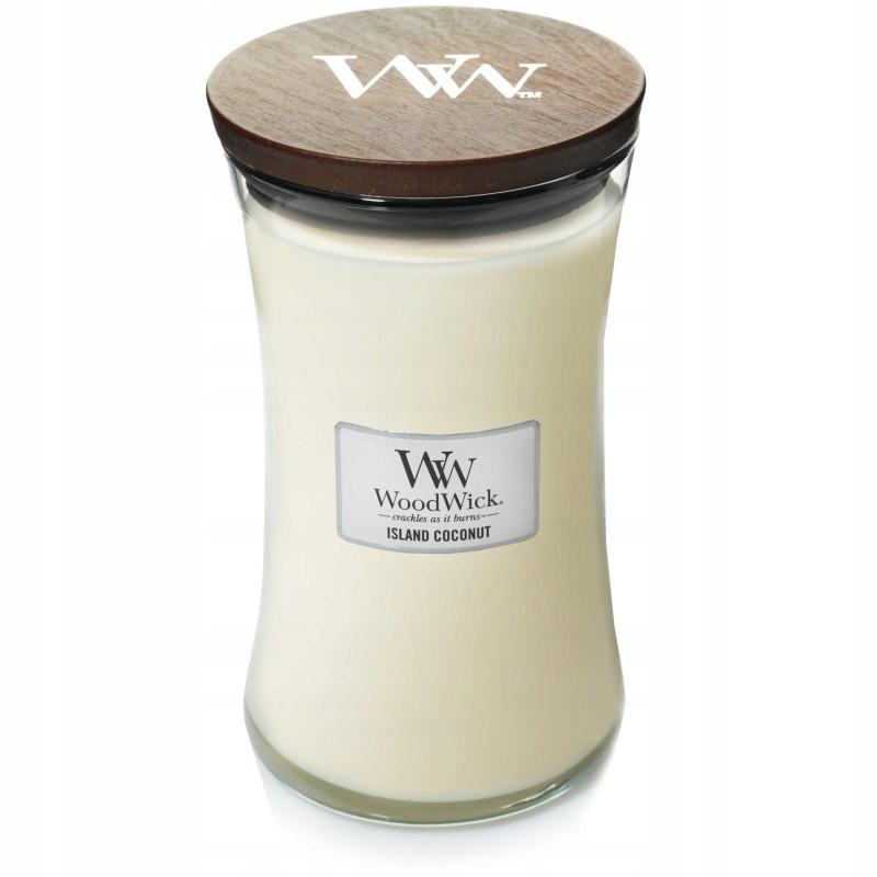 Woodwick Świeca Island Coconut 609,5G