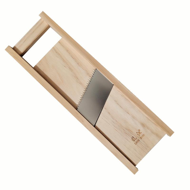Wooden Vegetables Cutter,Adjustable Vegetable 3-7mm Slicer for Potato,Tomato and Onion Cabbage Shredder Chip Fruit Chopper