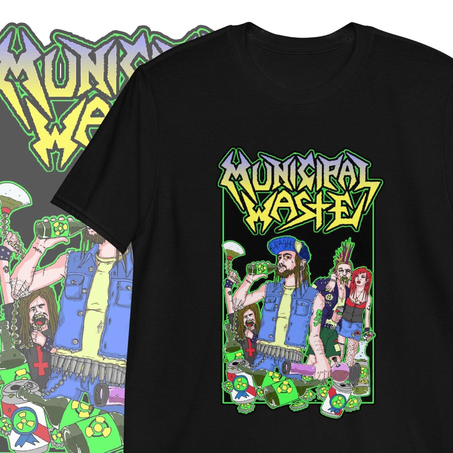 Municipal Waste T shirt Heavy Metal Clothing 4XL