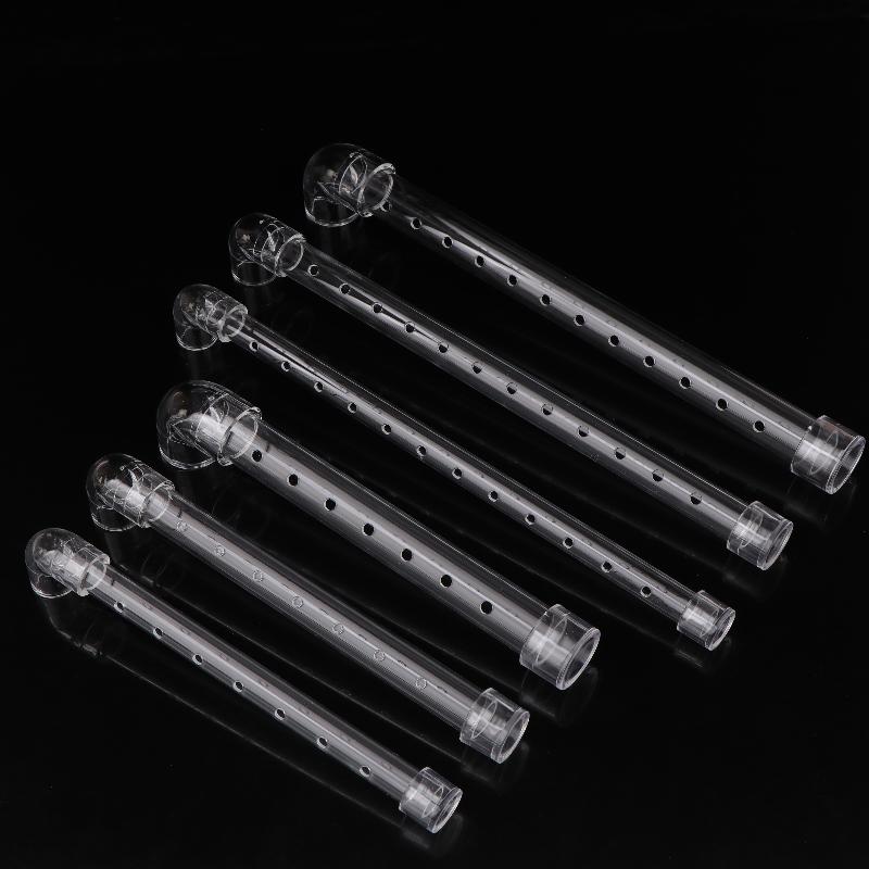 Aquarium Rain Spray Bar Outflow Pipe Transparent Acrylic Rain Shower Outlet Tube Kit Fish Tank External Filter Accessries