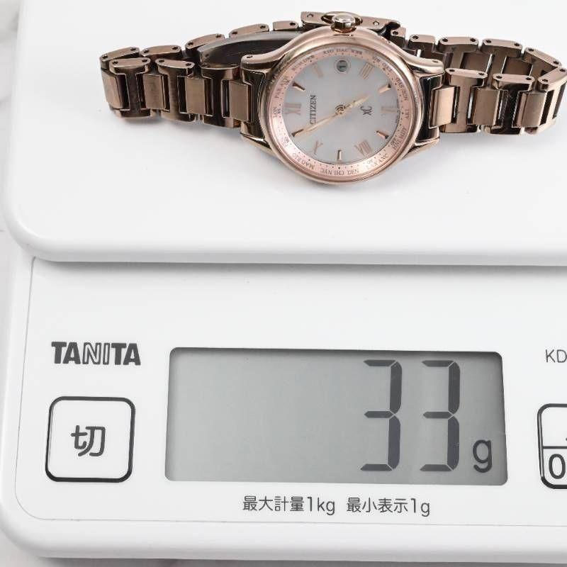 Used [ECO-DRIVE] Good Condition Working Item CITIZEN Citizen xC Ladies Watch Radio Solar Date Sapphire Glass