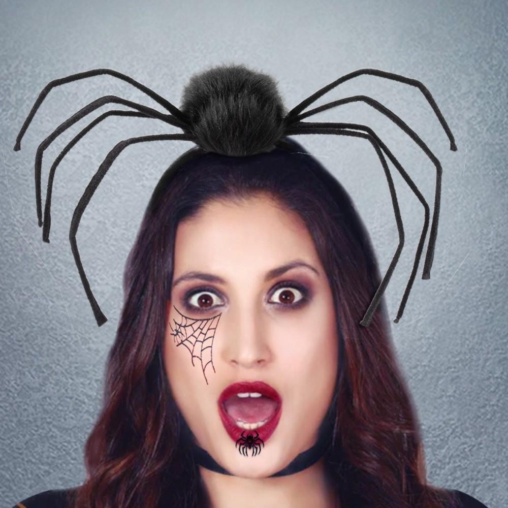 Long-legged Spider Women Hair Hoop Headwear Halloween Hairbands Halloween Spider Headband  Costume