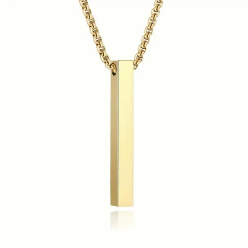 Simple Necklace, Cold Style, Versatile Hip-hop Geometric Pendant Long Necklace