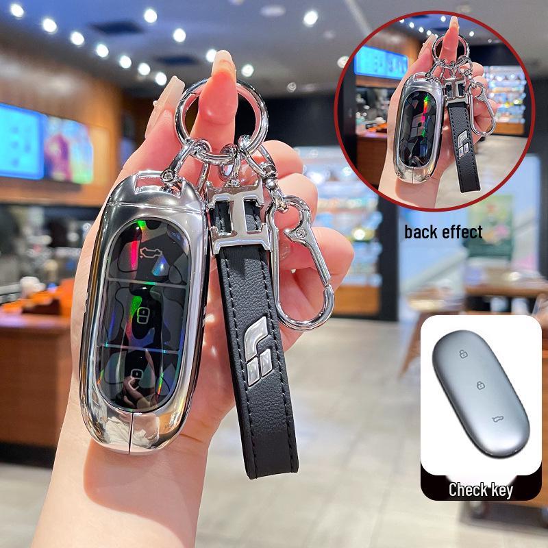 Li Auto Key Cover: Fits 25 L7, 24 L9, One, and L8 Models with Premium Metal Buckle and Full Protection for L6