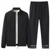 Mens Stand Collar Sun Protection Jacket High-Quality Seamless Pocket Breathable Thin Coat Business Casual 35
