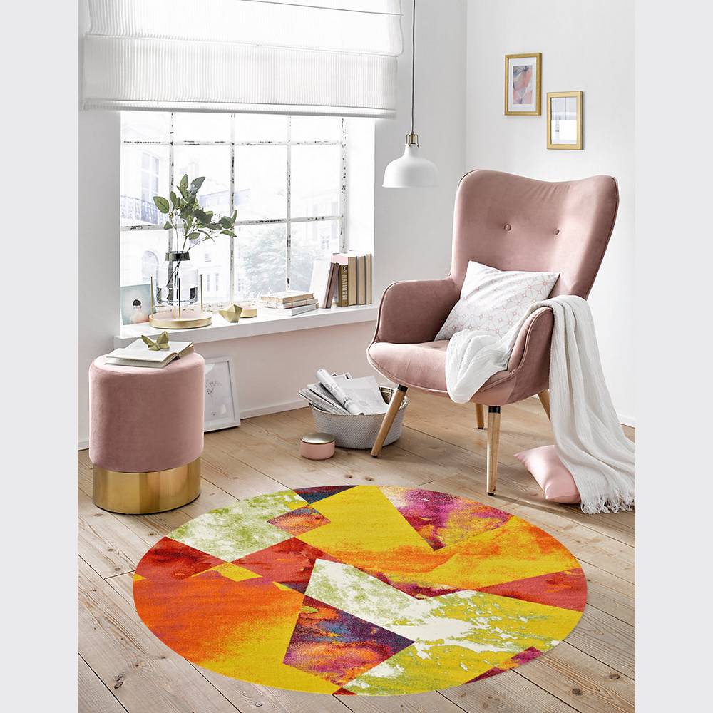 

Mosimoso Home H1085 Ковер с точечной подошвой и цифровой печатью 100x100 cm