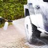 M22-14 High-pressure Water Gun with Foam Spray Pot, Nozzle Car Washing Suit, 1/4 Inch Quick Connector, with Car Washing Gloves