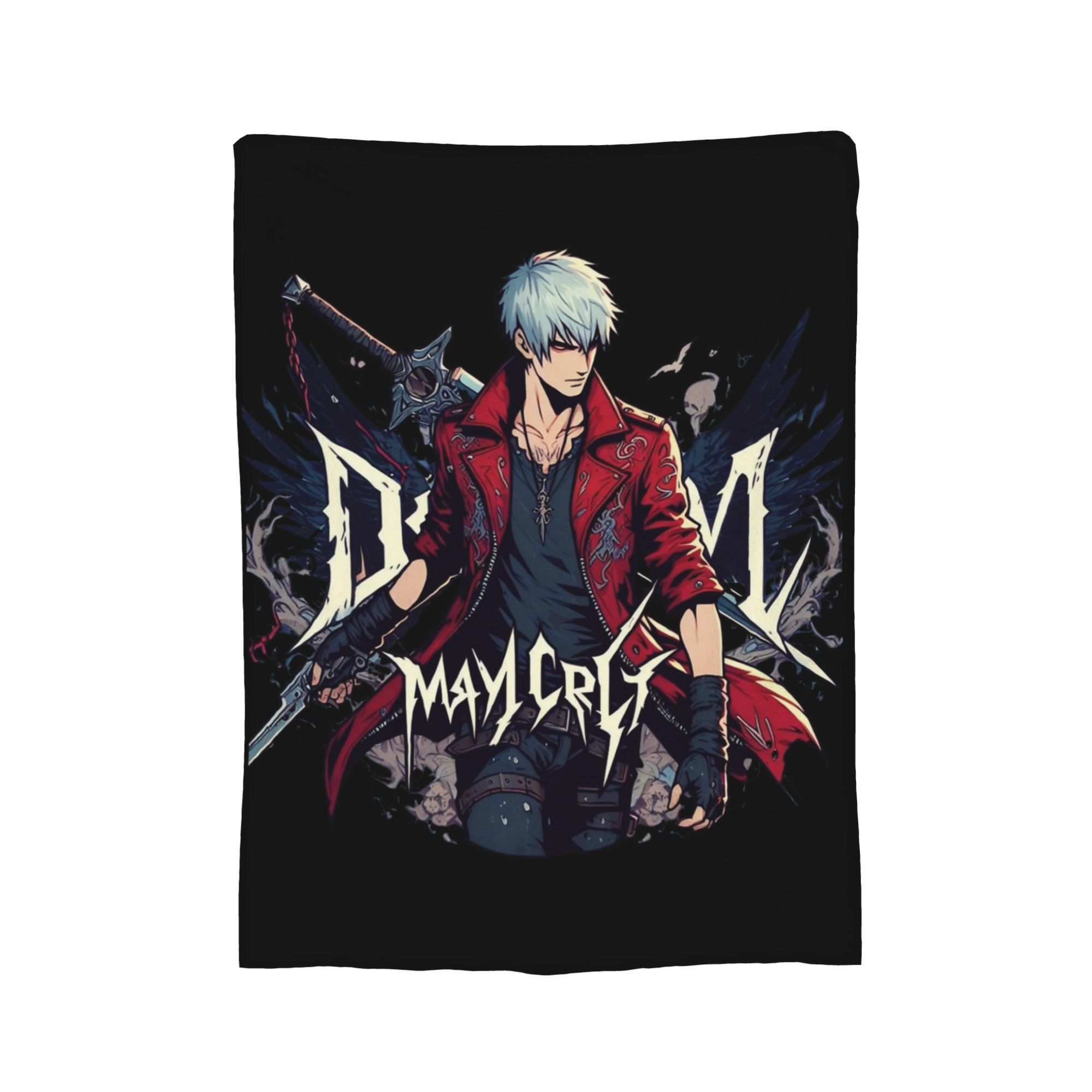 Пледы Dante Game DMC Devil May Cry Бархатные Летние Многофункциональные Мягкие Пледы для Дома Машины Покрывала 30x40in