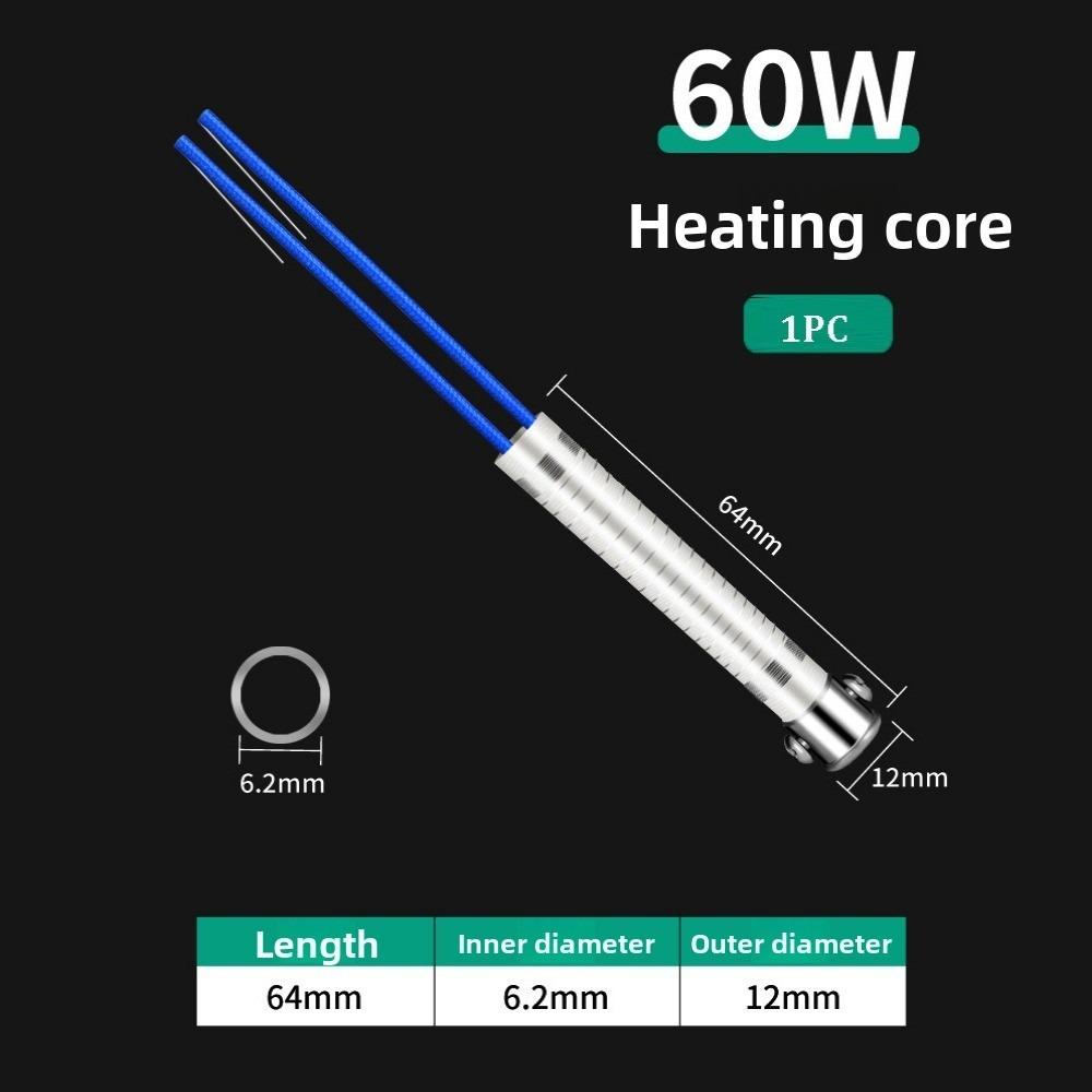 

1/2/5pcs 220V 30W40W60W Electric Soldering Iron Core High Temperature Resistance 3 Sizes Metalworking Accessory