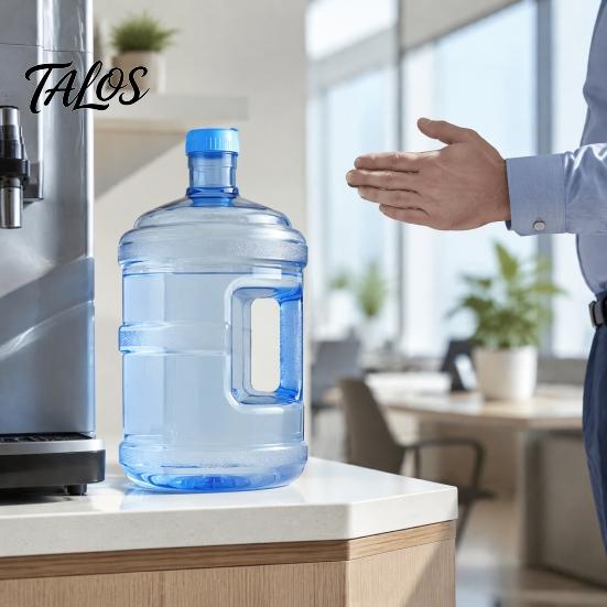 Caraffa Contenitore Acqua in Plastica Riutilizzabile con Manico e Tappo, Erogatori di Grande Capacità, per Erogatore Bottiglia Trasparente per Alimenti Casa Ufficio