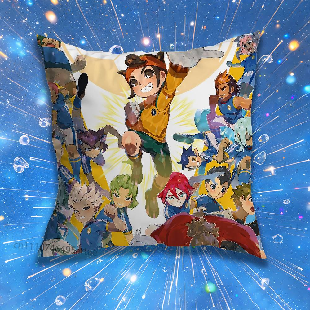 Sports Anime Captain Tsubasa Pillow Case Living Room Sofa Cushion Cover Suitable For Home Bedroom Room Decoration
