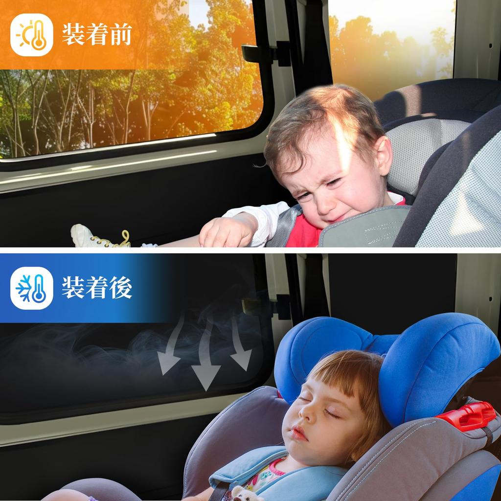 Set of 5 Suzuki Every Car Curtains with Magnetic Suede Ideal for Car and Side Curtains for Back Privacy and Privacy Protection for Disaster (DA17V