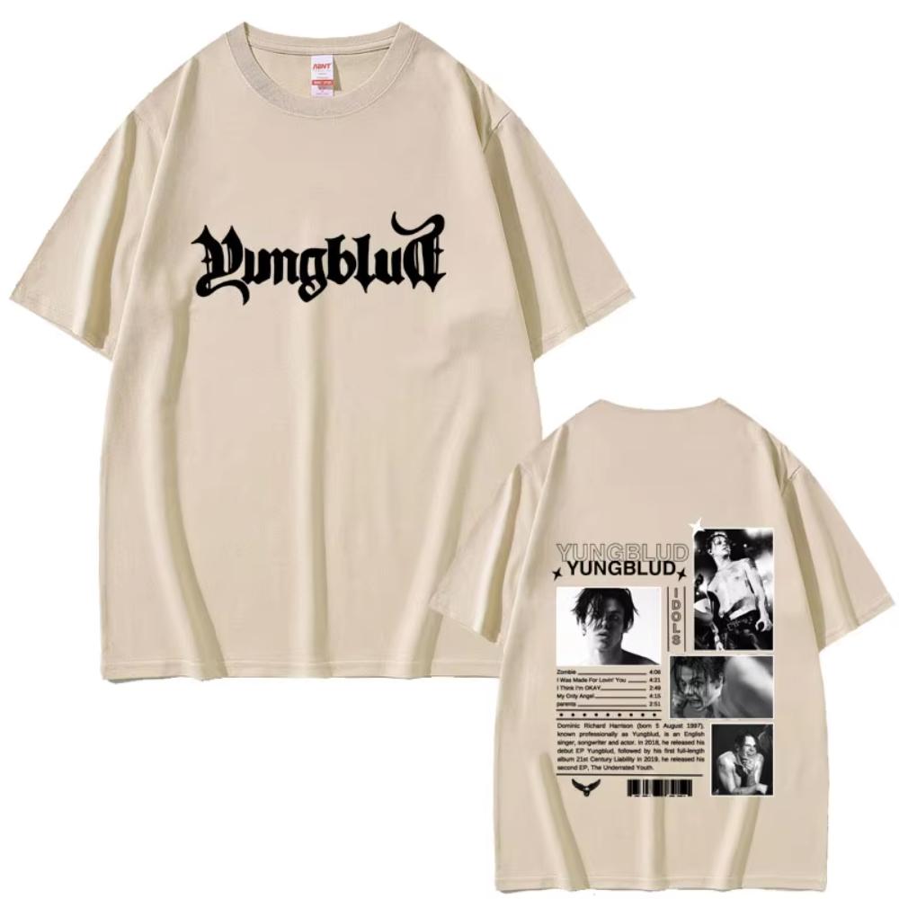 Yungblud IDOLS Tour 2025 Graphic T-shirts Men Women Fashion Hip Hop Gothic Streetwear Male Casual Soft Cotton Oversized T Shirts