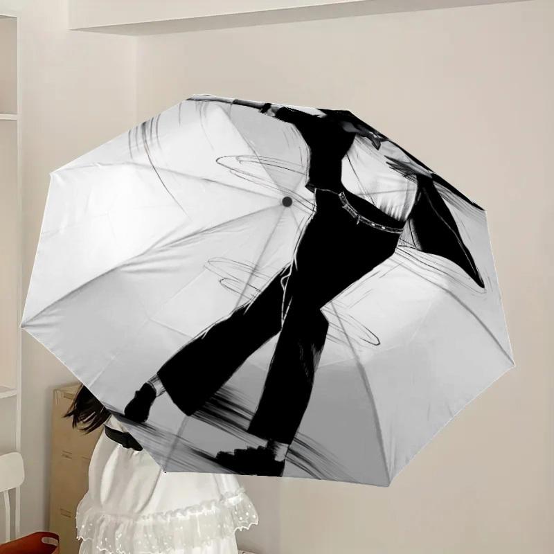 1pc Michael Joseph Jackson Dance Icon Automatic Folding Umbrella, Portable Collapsible Design, Casual Outdoor Accessory L1127047